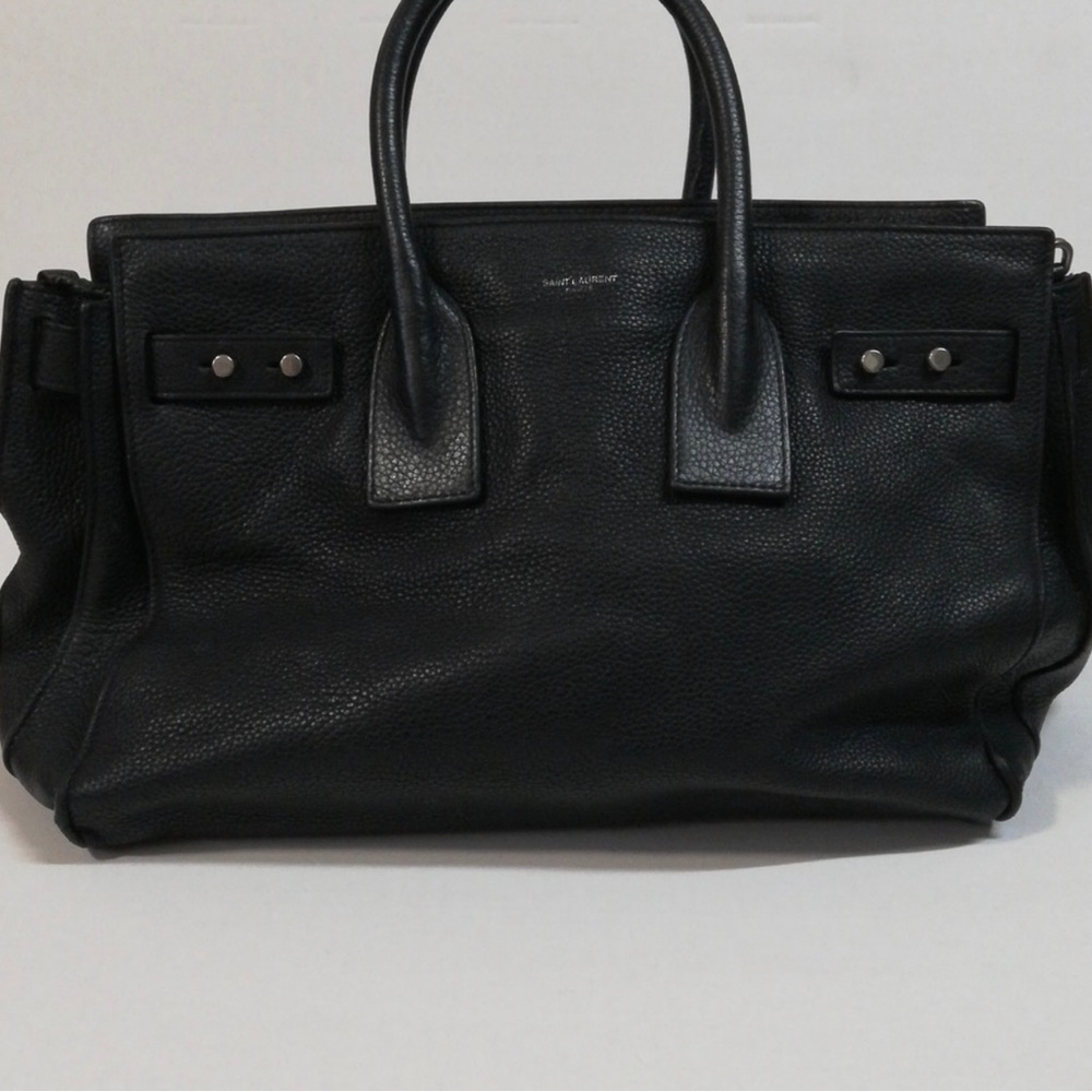 Saint Laurent Black Leather Shoulder Bag